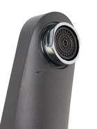 УЦЕНКА Смеситель для раковины ZEIN Z3656, однорычажный, высота излива 9 см, ABS-пластик, графит 9931 10968757