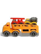 Грузовик - автовоз «Спецтехника», с 3 машинками, подвижные элементы, цвет МИКС - Фото 2