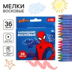 УЦЕНКА Восковые карандаши Человек-Паук, набор 36 цветов 10968764