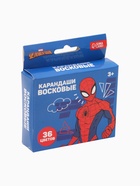 УЦЕНКА Восковые карандаши Человек-Паук, набор 36 цветов 10968764