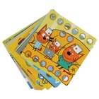 УЦЕНКА Большая пластиковая мозаика для малышей «Три Кота» 10 картинок, 46 фишек PLASMOS-3K - Фото 3