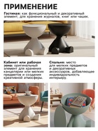 Столик журнальный, 370×370×410 мм, цвет чёрный - Фото 2