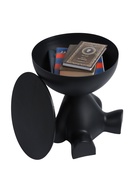 Столик журнальный, 370×370×410 мм, цвет чёрный - Фото 4