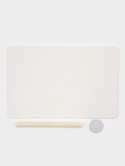 Коврик из диатомитового камня SAVANNA, 40×60 см, толщина 1 см, белый - Фото 1