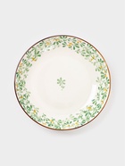 Тарелка «Гармония лепестков», d=20.5 см, фарфор, белая, зелёная - Фото 3