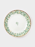 Тарелка «Гармония лепестков», d=18.5 см, фарфор, белая, зелёная - Фото 3