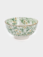 Салатник «Гармония лепестков», 15.5×5.5 см, фарфор, белая, зелёная 10939721