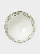 Салатник «Гармония лепестков», 15.5×5.5 см, фарфор, белая, зелёная 10939721