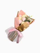 УЦЕНКА Набор из 9 премиальных роз, белые и розовые с коробкой 10968866