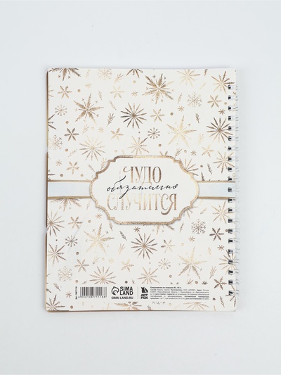 Ежедневник-планер с разделителями 45 л. «Верь в мечту»