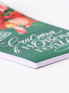 Подарочный набор новогодний, блокнот, вечный карандаш, сменные грифели «Почта»