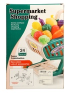 Продутовая тележка «Магазинчик», с овощами и фруктами, 15 предметов - фото 119702757