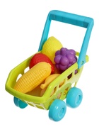 Продутовая тележка «Магазинчик», с овощами и фруктами, 9 предметов - фото 119702771