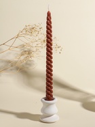 Набор свечей витых, 2×25 см, 4 шт., палитра коричневого, 25.5×8.8×2.4 см - Фото 2