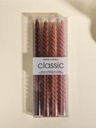 Набор свечей витых, 2×25 см, 4 шт., палитра коричневого, 25.5×8.8×2.4 см  (артикул 10936257)  большой выбор товаров оптом и в розницу по низким ценам с доставкой