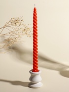 Набор свечей витых, 2×25 см, 4 шт., палитра оранжевого, 25.5×8.8×2.4 см - Фото 2