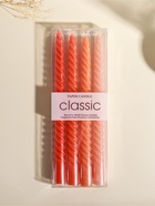 Набор свечей витых, 2×25 см, 4 шт., палитра оранжевого, 25.5×8.8×2.4 см - фото 67928067