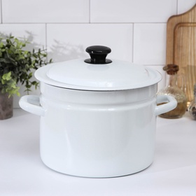 {{photo.Alt || photo.Description || 'УЦЕНКА Кастрюля эмалированная, 6 л, d=24 см, без крышки, без декора, белая'}}