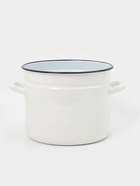 УЦЕНКА Кастрюля эмалированная, 7 л, цилиндрическая, без деколи, без крышки, белая - Фото 2