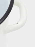 УЦЕНКА Кастрюля эмалированная, 7 л, цилиндрическая, без деколи, без крышки, белая - Фото 3