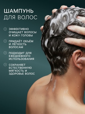 Подарочный набор мужской URBAN SPORT: гель для душа 250 мл + шампунь 250 мл