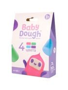Тесто BabyDough 4 шт в коробке розовый щипок №1 10948772