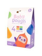 Тесто BabyDough 4 шт в коробке красный щипок №2 10948773