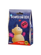 Игрушки в наборе ТМ "Космический песок" розовый + формочка 150 г. Пакет. - фото 119644810