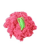 Игрушки в наборе ТМ "Космический песок" розовый + формочка 150 г. Пакет. - фото 119644811