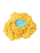 Игрушки в наборе ТМ "Космический песок" жёлтый + формочка 150 г. Пакет. - фото 119644813