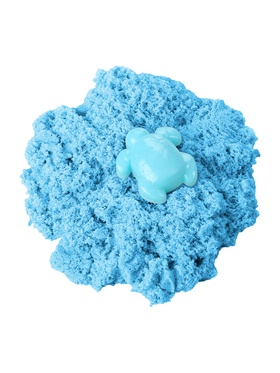 Игрушки в наборе ТМ "Космический песок" голубой + формочка 150 г. Пакет. (комплект 2 шт)