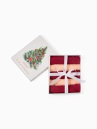 Набор махровых полотенец «Этель» Merry christmas, 30×30 см - 5 шт., 100% хлопок, 340 г/м² - фото 63130730