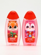 Подарочный набор для девочки «Для тебя»: пена для купания, шампунь для волос и мочалка утка, Чистое счастье - фото 119644873