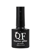 УЦЕНКА Гель-лак для ногтей 3-х фазный LED/UV 8мл THERMO GLITTER (663) сирен/голуб QF - Фото 3