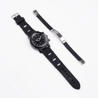 УЦЕНКА Мужской подарочный набор "Маратон" 2 в 1: наручные кварцевые часы, браслет - Фото 2