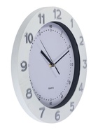 УЦЕНКА Часы настенные интерьерные, плавный ход, d-32 см, внутренний d-23.7 см, белый - фото 14993603