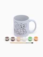 Набор для творчества: кружка под раскраску «Апельсиновое чаепитие», 320 мл, Чебурашка - фото 63633635