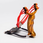 УЦЕНКА Рогатка спортивная с упором, металлическая, коричневая 10969159