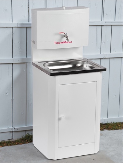 УЦЕНКА Умывальник «ТермМикс», без ЭВН, нержавеющая мойка, 17 л, белый