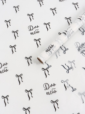 Пленка тишью влагостойкая «Бантики», 0.6 x 10 м, 30мкм 10940008