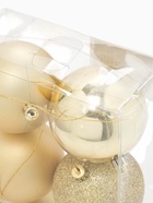 УЦЕНКА Набор ёлочных шаров «Тепла и уюта!», пластик, d-8, 6 шт., золотая гамма - Фото 3