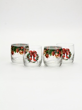 Стаканы «Новогодний», 310 мл, подарочный набор 4 шт. 10892149