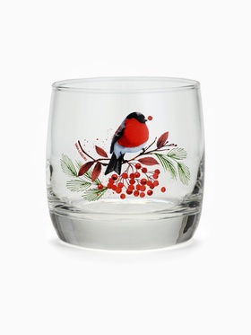 Стакан новогодний «Снегирь», 310 мл