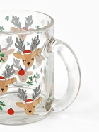 Кружка новогодняя стеклянная «Милые олени», 300 мл 10900022