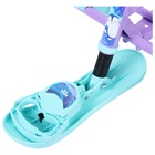 УЦЕНКА Снегокат «Twiny 2+» с пингвинятами, со спинкой, с родительской ручкой, голубой, фиолетовый, TW2+/П Nika - Фото 7