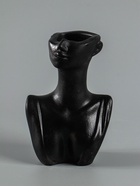 УЦЕНКА Ваза гипс настольная «Незнакомка» 6×10×14 см, чёрный - Фото 2