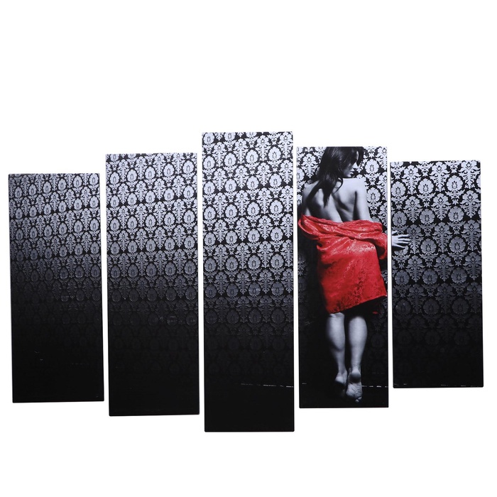 УЦЕНКА Картина модульная на подрамнике "Леди" 80х130 см(1-79*23, 2-69*23, 2-60*) - Фото 1