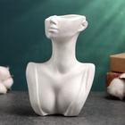 УЦЕНКА Ваза гипс настольная «Незнакомка» перламутр, 6×10×14 см - Фото 1