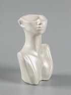 УЦЕНКА Ваза гипс настольная «Незнакомка» перламутр, 6×10×14 см - Фото 4