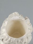 УЦЕНКА Ваза гипс настольная "Бюст Давида" перламутр, 16х9х10 см, белый - Фото 7